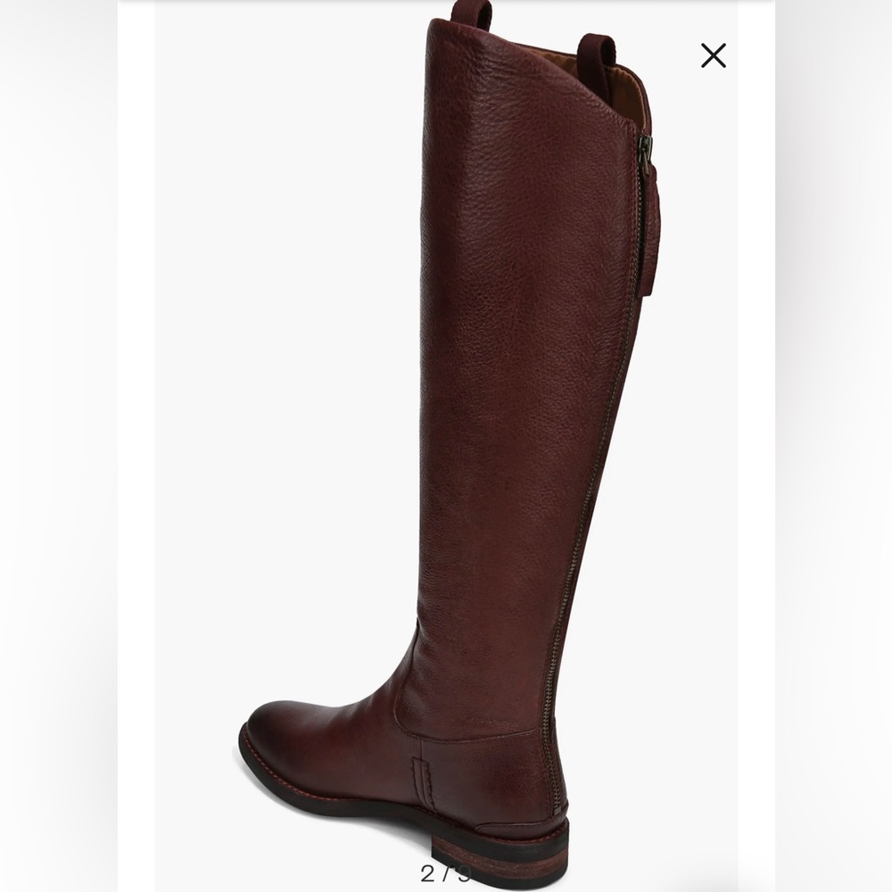 Franco Sarto all leather, deep dark red almost burgundy in color. - Picture 5 of 7